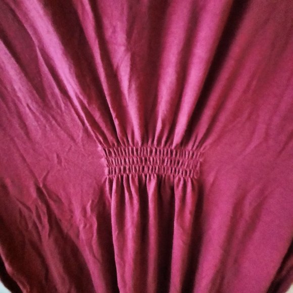 Plum Tristan Tie Back Midi Dress - Picture 6 of 8